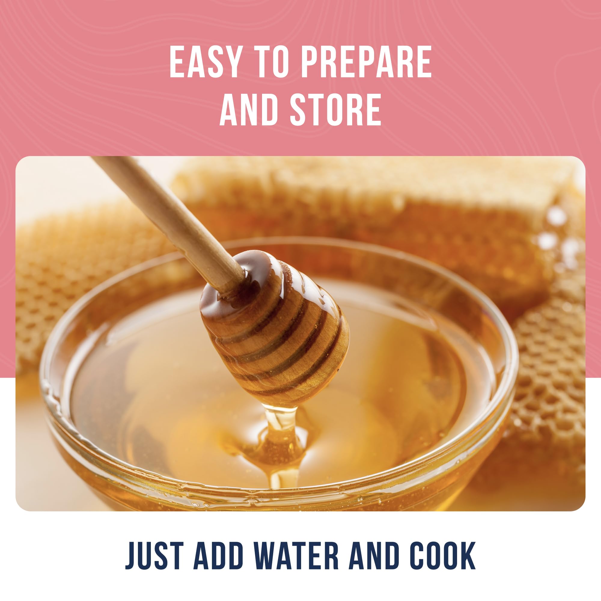 Sugar and Honey Powder Mix Can Emergency Food Supply, 227 Servings, 30 Year Shelf Life - Dry Honey and Sugar Powder Blend Sweetener for Baking