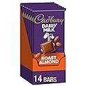 CADBURY DAIRY MILK Roast Almond Milk Chocolate Candy Bars, 3.5 oz (14 Count)