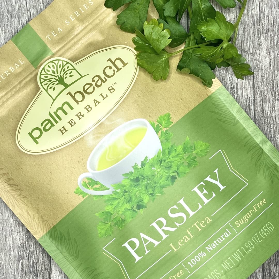 Palm Beach Medicinal Herbs - Parsley Leaf Tea - Pure Herbal Tea Series, 30ct