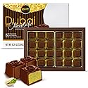 Dolcella Dubai Chocolate Truffles Gift Box - Milk Chocolate with Pistachio Cream, Butter & Crispy Kataifi | 24-Piece Luxury Chocolate Candy Box | 9.31