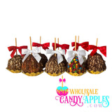 Gourmet Caramel Apples Gift Pack, Set of 3 (Candy Lover- M&M, Snickers, Twix)