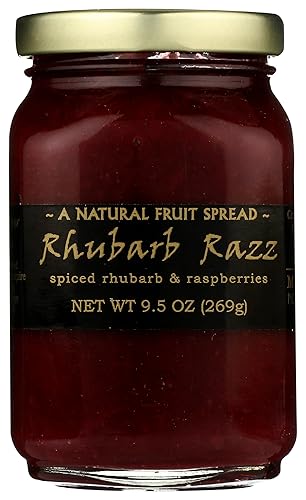 MOUNTAIN FRUIT COMPANY Rhubarb & Raspberry Spread, 9.5 OZ