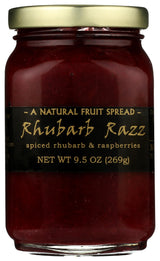 MOUNTAIN FRUIT COMPANY Rhubarb & Raspberry Spread, 9.5 OZ