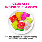 ISSEI Mochi Gummies Variety Pack| Dye-Free Candy with Colors from Natural Sources | Gelatin-Free | Plant-Based | Non-GMO | Real Sugar | Award-Winning