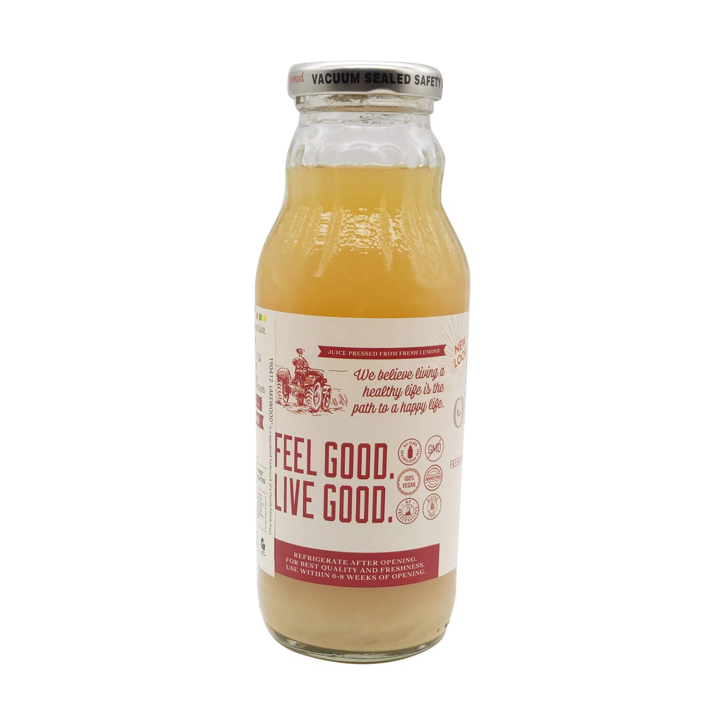 Lakewood, Organic Lemon Juice, 12.5 oz