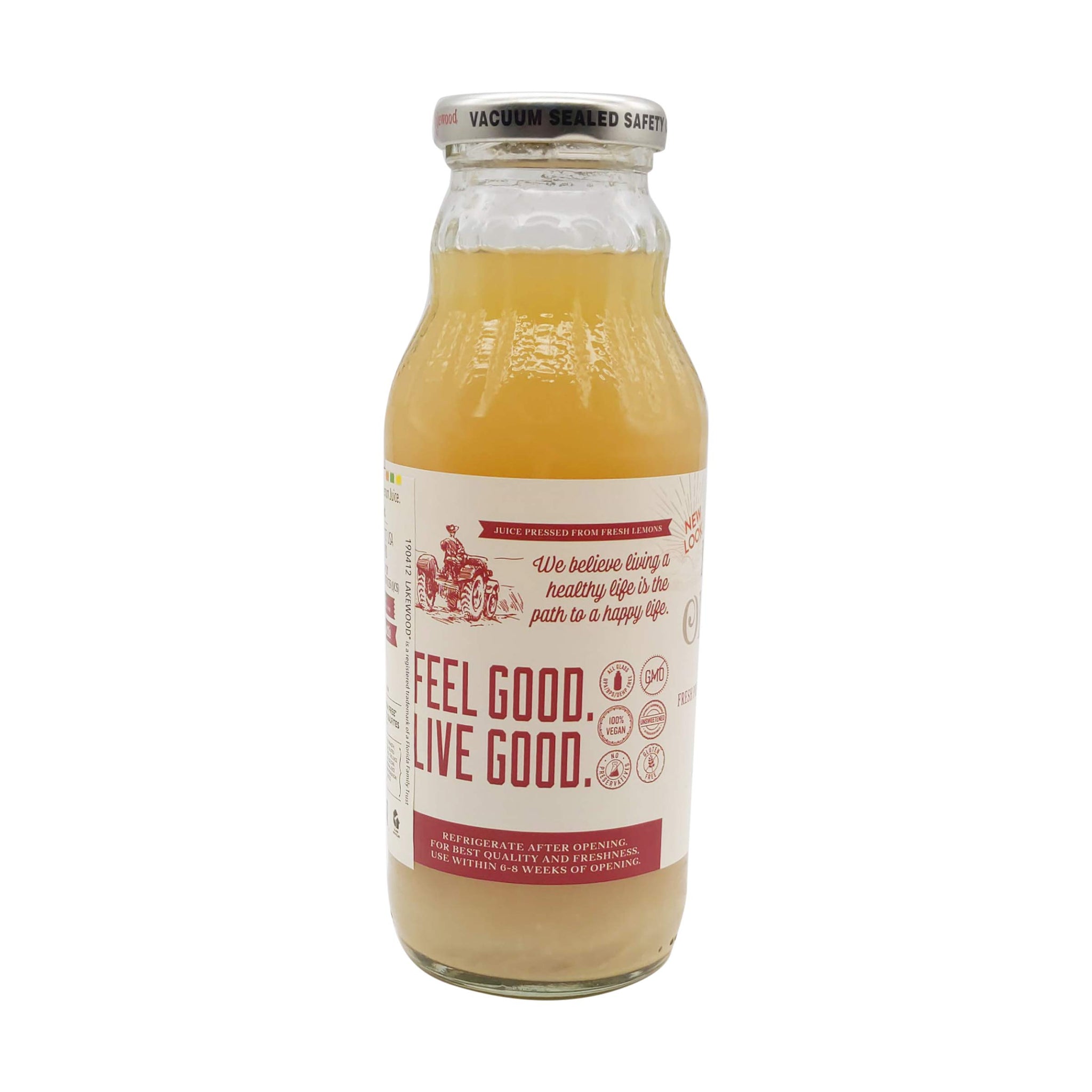 Lakewood, Organic Lemon Juice, 12.5 oz