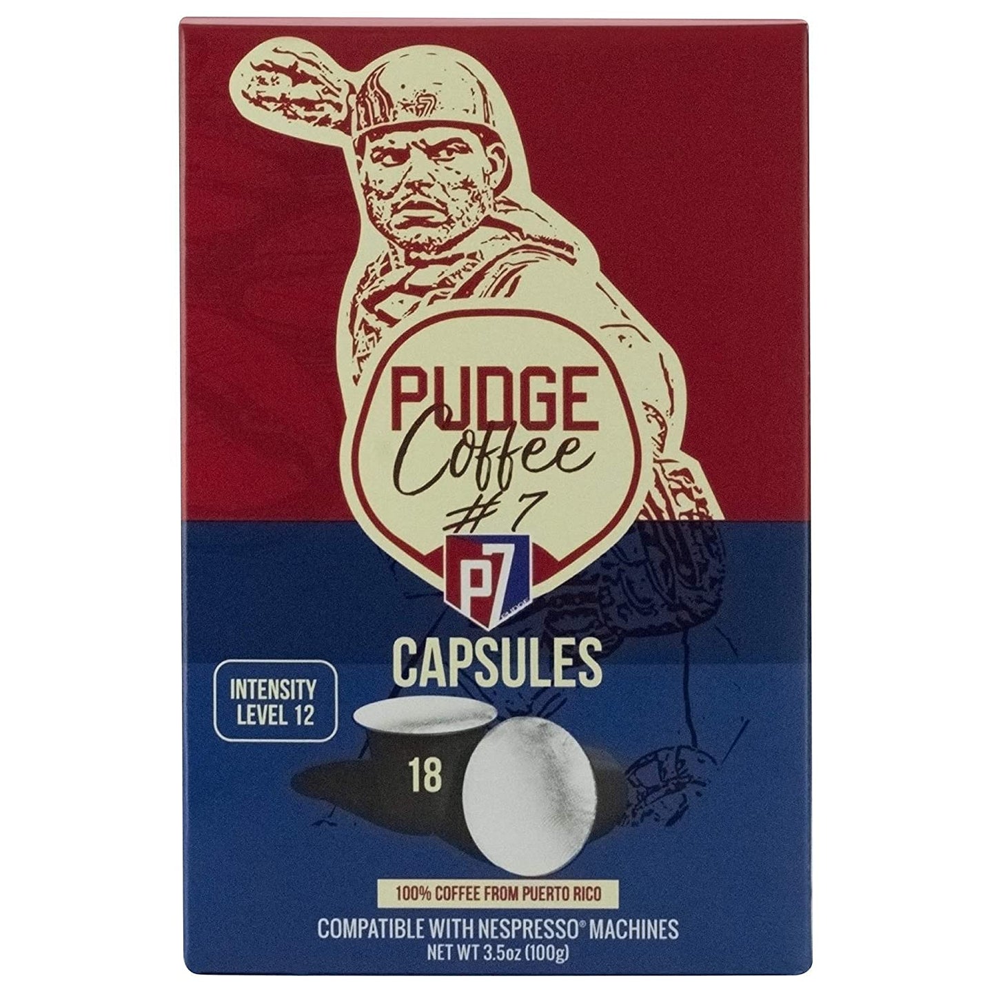 Pudge Coffee Capsules Compatible with Nespresso Brewer Machines, 18 Count (Pack of 1)