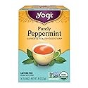 Yogi Purely Peppermint Tea 16BAGS NET WT 0.85OZ (24G)