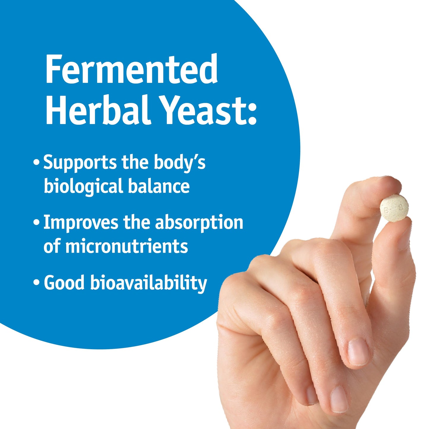 Bio-Strath Nutritional Yeast Tablets | Fermented Herbal Yeast Postbiotic | Prebiotic & Gut Health Support | Digestive Wellness & Nutrient Absorption |