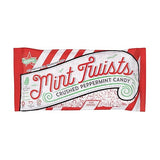 Atkinson's Mint Twists Crushed - Peppermint Red & White Candy - Gluten Free, Kosher, Vegan - Great for Baked Goods and Sweet Treats - 8 oz. Peg Bag