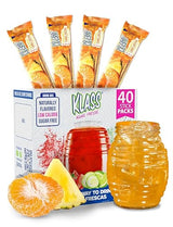 Klass Aguas Frescas, Powdered Drink Mix Variety Pack, 40 Singles Zero Sugar & Caffeine-Free Powder Packets, Water Drink Mix, Flavor: Pineapple