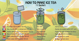 EmoBug Cha Tra Mue 3 in 1 Instant Thai Boba Iced Tea Mix Powder, Lemon Tea 1 x 500 g (Pack of 1)