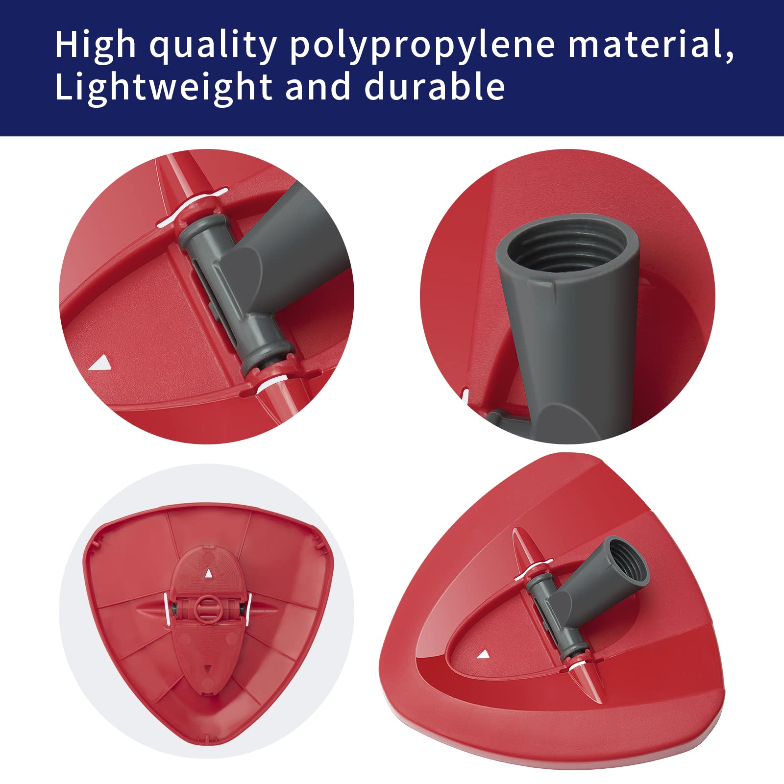 Spin Mop Replacement Base Compatible with Ocedar EasyWring 1 Tank System, Spin Mop Heads Replacements Base Compatible with O Cedar Replace Head