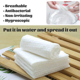 100 Pcs Mini Compressed Towels, Disposable Face Compressed Towel, Compressed Hand Wipe, Camping towel, Portable Compressed Coin Tissue