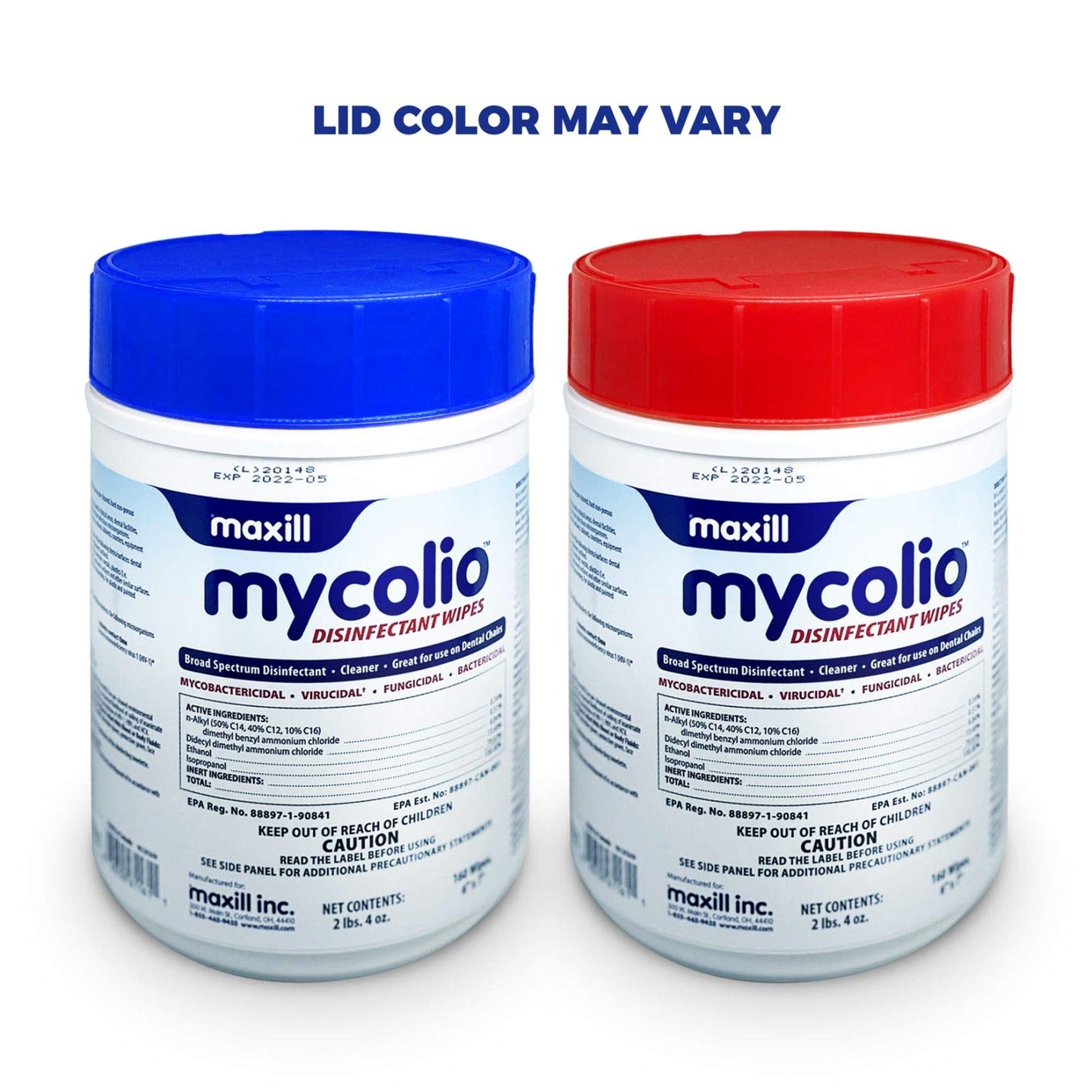 Mycolio Hospital Grade Disinfectant Wipes - 160 Wipes - 6" x 7"