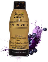 Nzuri Vida All-Natural Energy & Stress Support Tonic 10-in-1 Total Body Restoration Drink with Acai Berry, Cupuacu & Yerba Mate. Smooth Energy, Calm