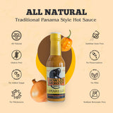 Howler Monkey Sauce - Amarillo Hot Sauce - 5 Fl Oz (Pack of 1)