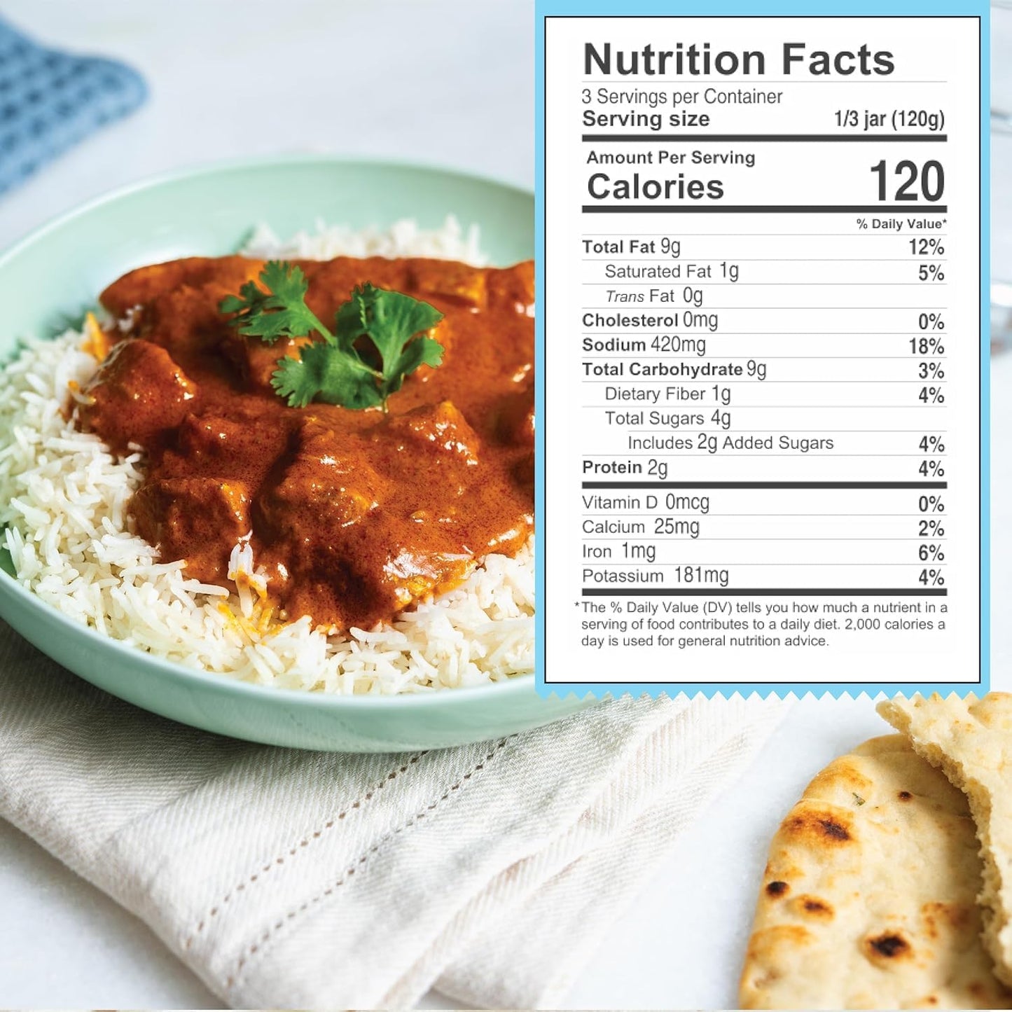 Khazana ORGANIC Tikka Masala Indian Simmer Sauce - 6 x 12.7oz Jars | Non-GMO, Vegan, Gluten Free, Kosher | Authentic Indian Meals Made Easy at Home!