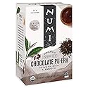Numi Organic Chocolate Pu-erh Tea, 48 Dark Tea Bags with a Smooth Rich and Velvety Flavor