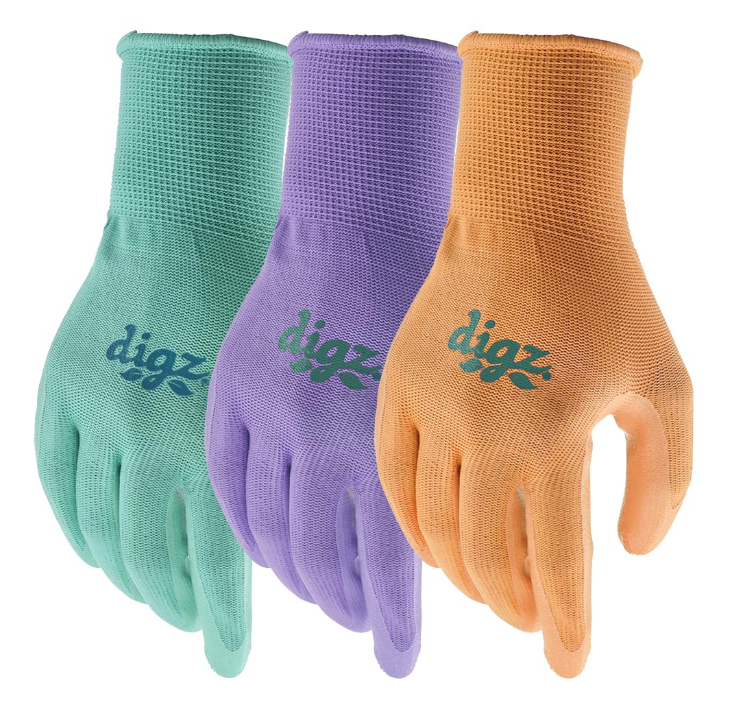 3 Nitrile Coated Glove Pairs by Digz
