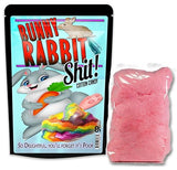 Bunny Rabbit Sht Cotton Candy - Cotton Candy Gag Gifts - Funny Easter Basket for Adults - Stocking Stuffers - Bunny Toots - Pink Cotton Candy Gifts