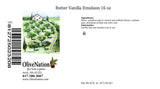 Butter Vanilla Baking Emulsion - Water Soluble Flavoring - Kosher - Gluten Free - Vegan - 16 ounces