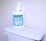 Potty Training Toilet Paper 8 inch x 8 inch sheets for Toddlers and Small Children (2 Pack)