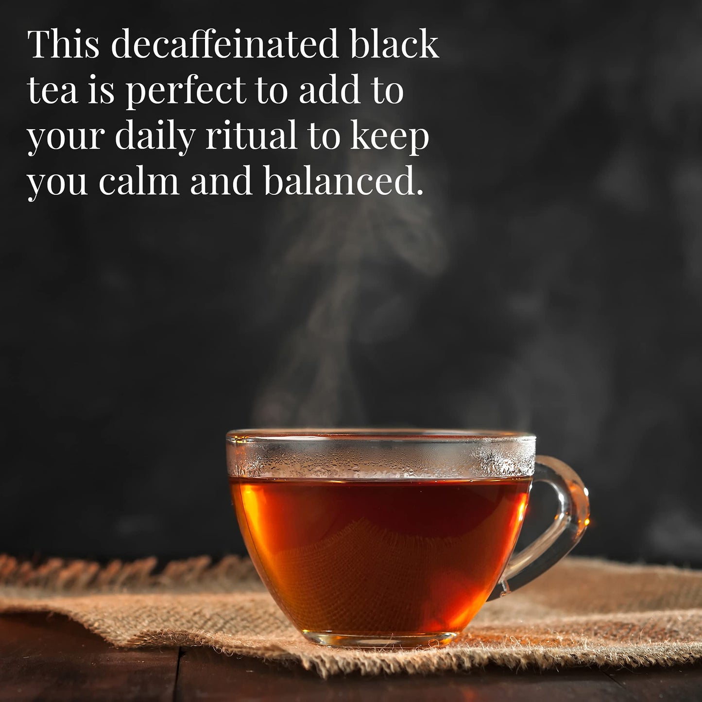 The Republic of Tea Decaf British Breakfast Black Full-Leaf Loose Tea, 3.5 oz Tin | Steeps 50 Cups