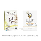 Pique Organic White Peony Tea Crystals - Antioxidants for Radiant Skin, Immune Support, Fujian Chinese Caffeinated Tea - 14 Single Serve Sticks (Pack