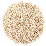 Food to Live Organic Hulled Sesame Seeds, 6 Pounds - Whole Raw White Sesame Seeds, Non-GMO, Kosher, Vegan, Unroasted, Bulk. High in Iron, and Calcium