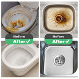 CONLI 8 Pack Pumice Stone Toilet Bowl Cleaner, Toilet Pumice Stone with Handle Remove Toilet Bowl Hard Water Rings Suitable for Cleaning Toilet