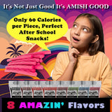 Amish Good Gourmet Licorice Twist Candy - Premium Sweet & Chewy Treat, Watermelon Jumbo Licorice Twist Perfect Snack Under 100 Calories