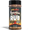 Grillaholics Steak Rub - Brazilian Steakhouse Style Churrasco Seasoning for BBQ, Grilling & Smoking - Bold Blend for Picanha, Ribeye, Beef, Pork