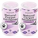 Aromasong Carpet Deodorizer Powder- 2-Pack -100% Natural Lavender Carpet Freshener - Safe For Pets - Carpet Powder For Vacuuming - Effective Pet Odor
