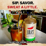 Lola's Fine Hot Sauce - Lola's Southern Jalapeno Bloody Mary Mix 32 oz | All-Natural, Gluten-Free | Made from Scratch | Infused with Lola's Signature