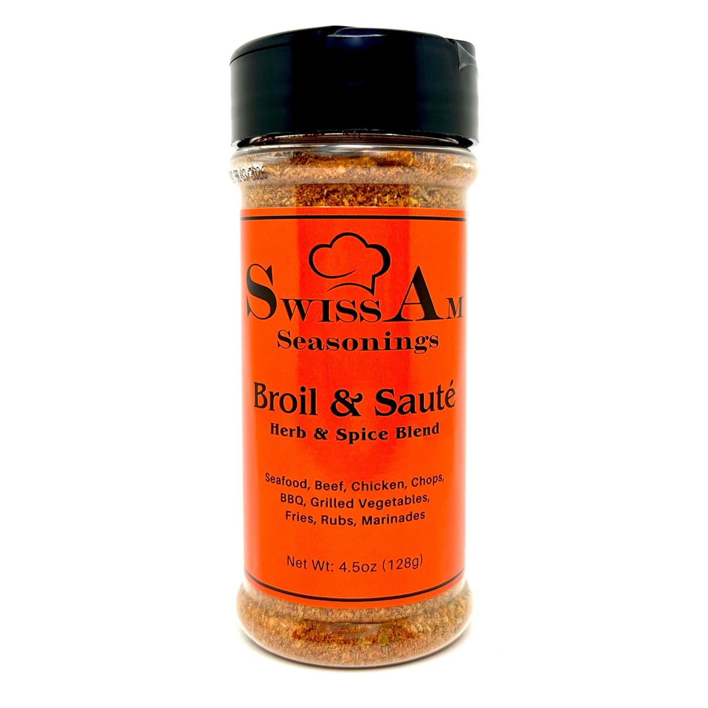 SwissAm Seasonings Broil & Sauté All Purpose Seasoning - Chef-Created Signature Herb & Spice Blend | 12 Herbs & Spices | No MSG | Non-GMO | Vegan |