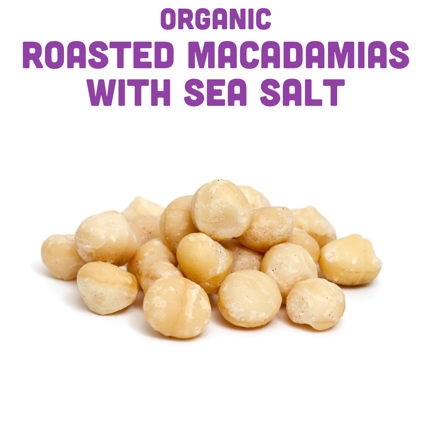 Mavuno Harvest Organic Roasted Macadamia Nuts with Sea Salt | Dry Roasted Whole Macadamia Nuts | Vegan, Non GMO Healthy Snacks for Kids and Adults |