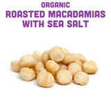 Mavuno Harvest Organic Roasted Macadamia Nuts with Sea Salt | Dry Roasted Whole Macadamia Nuts | Vegan, Non GMO Healthy Snacks for Kids and Adults |