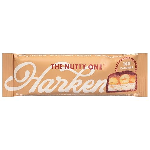 Harken Sweets, The Nutty One Peanut And Dates Caramel Nougat, 1.41 Ounce