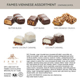 Assorted Chocolate Gift Box - USA Handcrafted Viennese Dark, Rich Coconut, Swirl - Gourmet Kosher Dairy Free Chocolate Gift for Valentine's Day