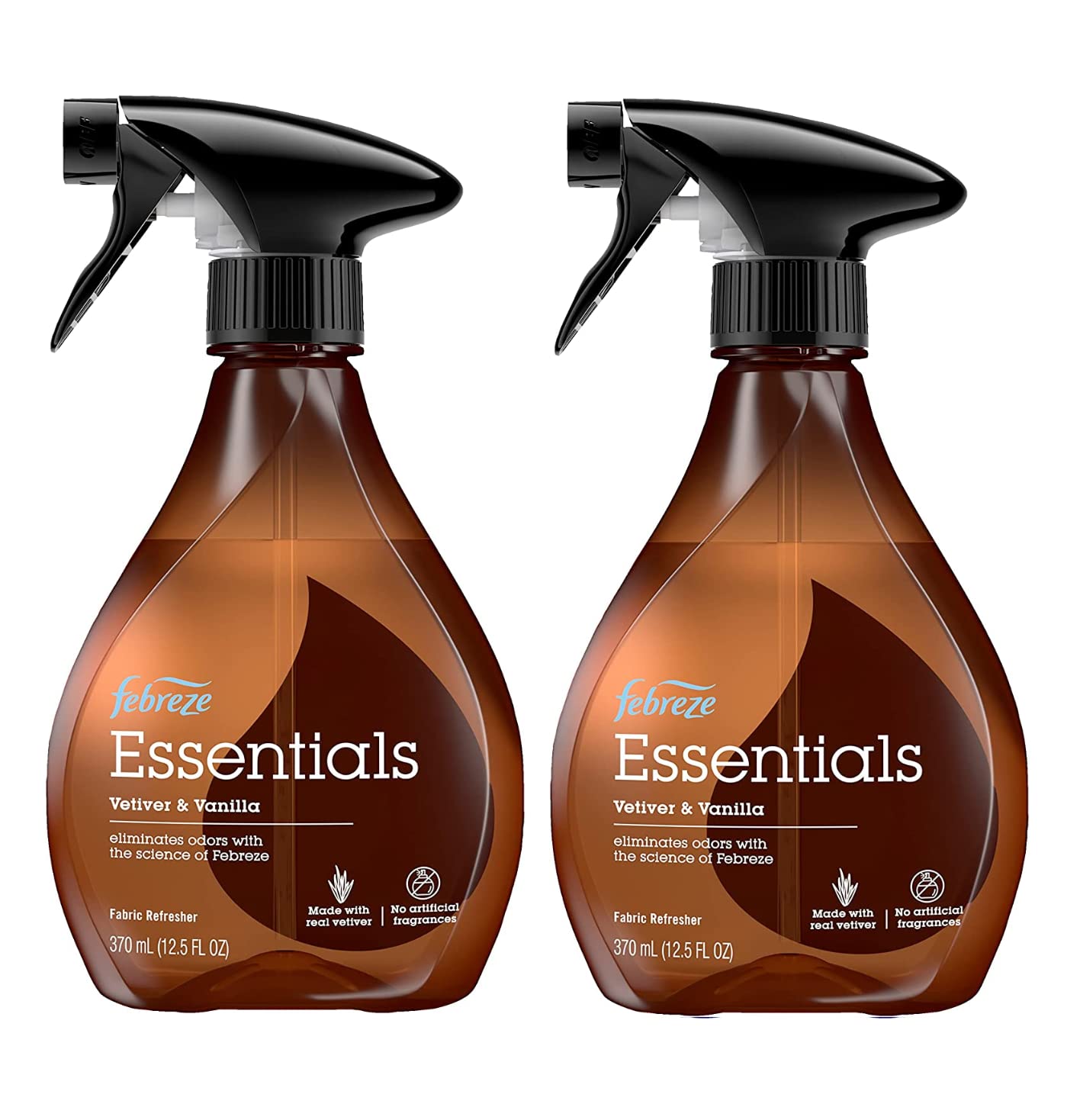 Febreze Essentials Fabric Refresher, Vetiver & Vanilla 12.5 oz (Pack of 2)
