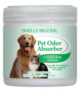 SMELLS BEGONE 15oz Gel Odor Eliminator - Absorb & Remove Tough Odors in Pet Areas, Bathrooms, Basements, Garage, Cars, RVs & Boats - Eliminate Odors