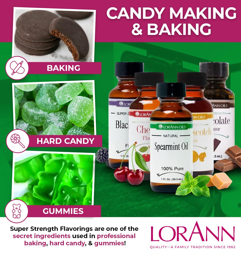 LorAnn Spearmint Oil SS, Natural Flavor, 1 ounce bottle