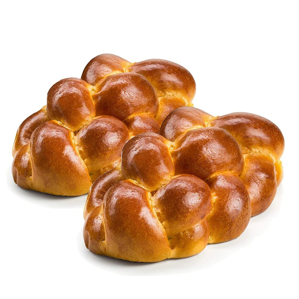 ChallahGram Kosher Challah Bread-15 Ounce Traditional Braided Challah - Plain - No seeds | Fresh & Delicious | Shabbat Challah Breads Great for your
