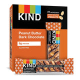 KIND Peanut Butter Dark Chocolate, Gluten Free, Low Sugar, Peanut Butter Dark Chocolate, 72Count