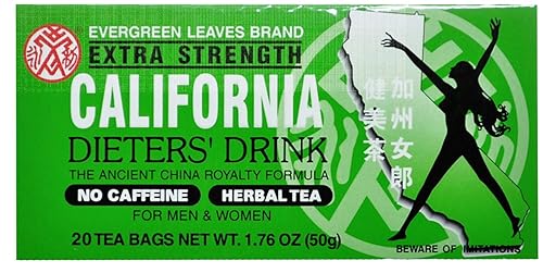 California Tea - Dieters Drink - 20 bags - PACK OF 12