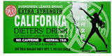 California Tea - Dieters Drink - 20 bags - PACK OF 12