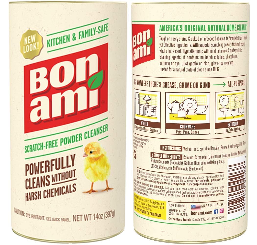 Bon Ami Powder Cleanser - 14 oz (Pack of 6)