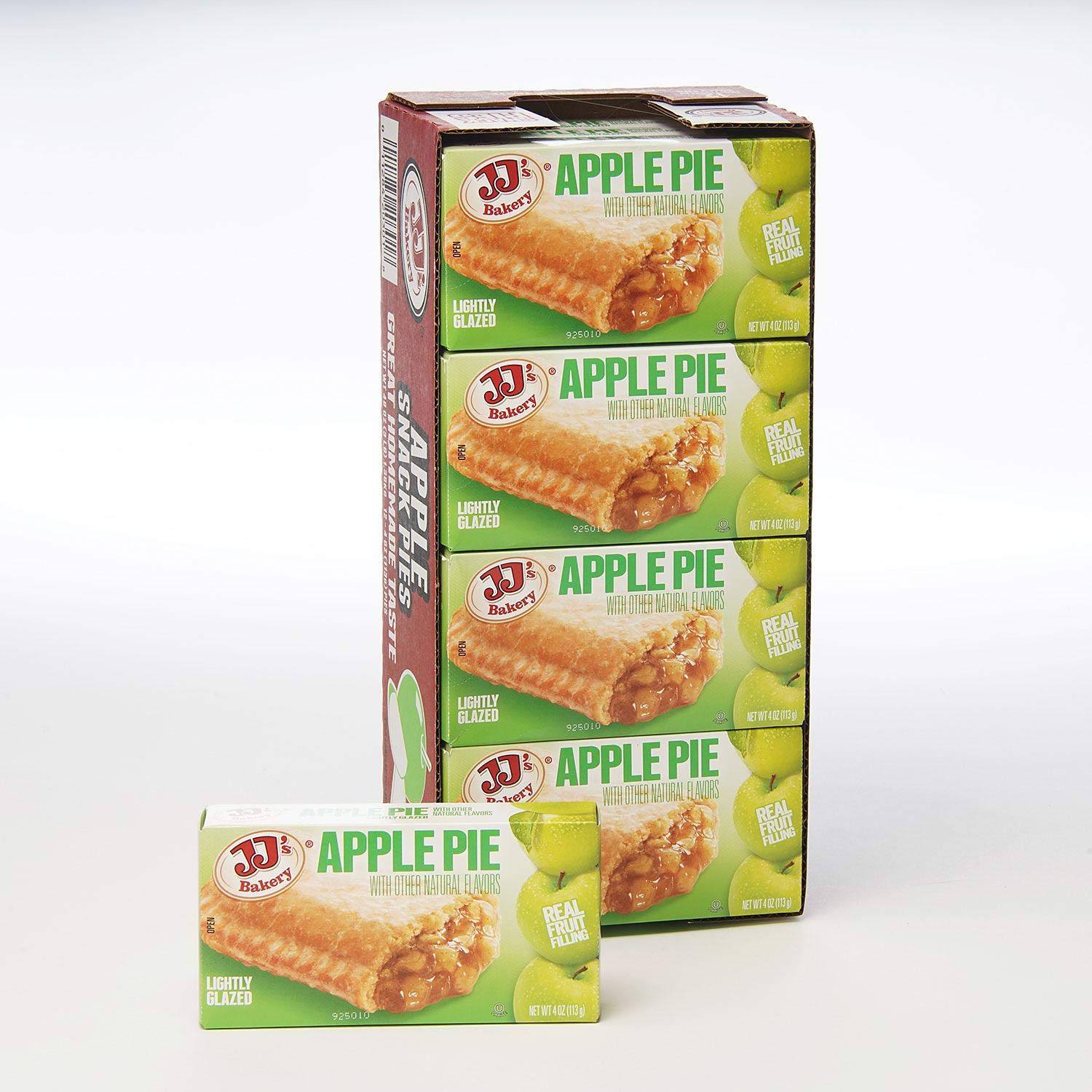 JJ's Bakery Apple Snack Pies 4oz 12 pack (48oz Package)