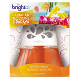 BRIGHT Air 900021 Scented Oil Air Freshener, Hawaiian Blossoms and Papaya, Orange, 2.5oz